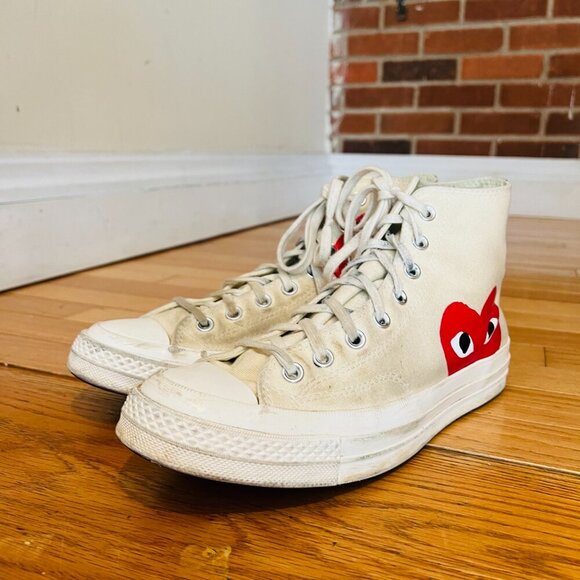 Converse x Comme des Garcons Chuck 70 PLAY shoes sneakers 9 - Picture 16 of 16